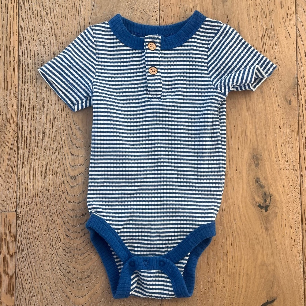 Baby Boy Shirt Bundle 4 piece Rugged Butts 6-9 months Striped Button Blue Green - Picture 13 of 16